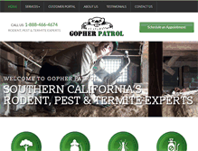 Tablet Screenshot of gopherpatrol.com